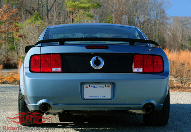 2005 - 2009 Mustang Rear Trunk Blackout Panel Vinyl Graphics 2005 - 2009 Mustang Rear Trunk Blackout Panel Vinyl Graphics