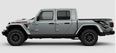 Jeep Gladiator JT Bed Side Drip Style Vinyl Graphics Jeep Gladiator JT Bed Side Drip Style Vinyl Graphics