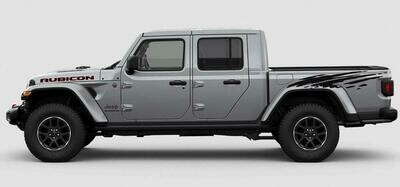 Jeep Gladiator JT Bed Side Splash Vinyl Graphics Jeep Gladiator JT Bed Side Splash Vinyl Graphics
