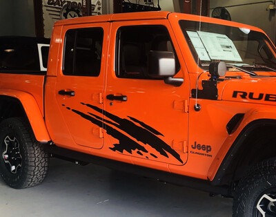 Jeep Large Side Splash Vinyl Graphics Jeep Large Side Splash Vinyl Graphics