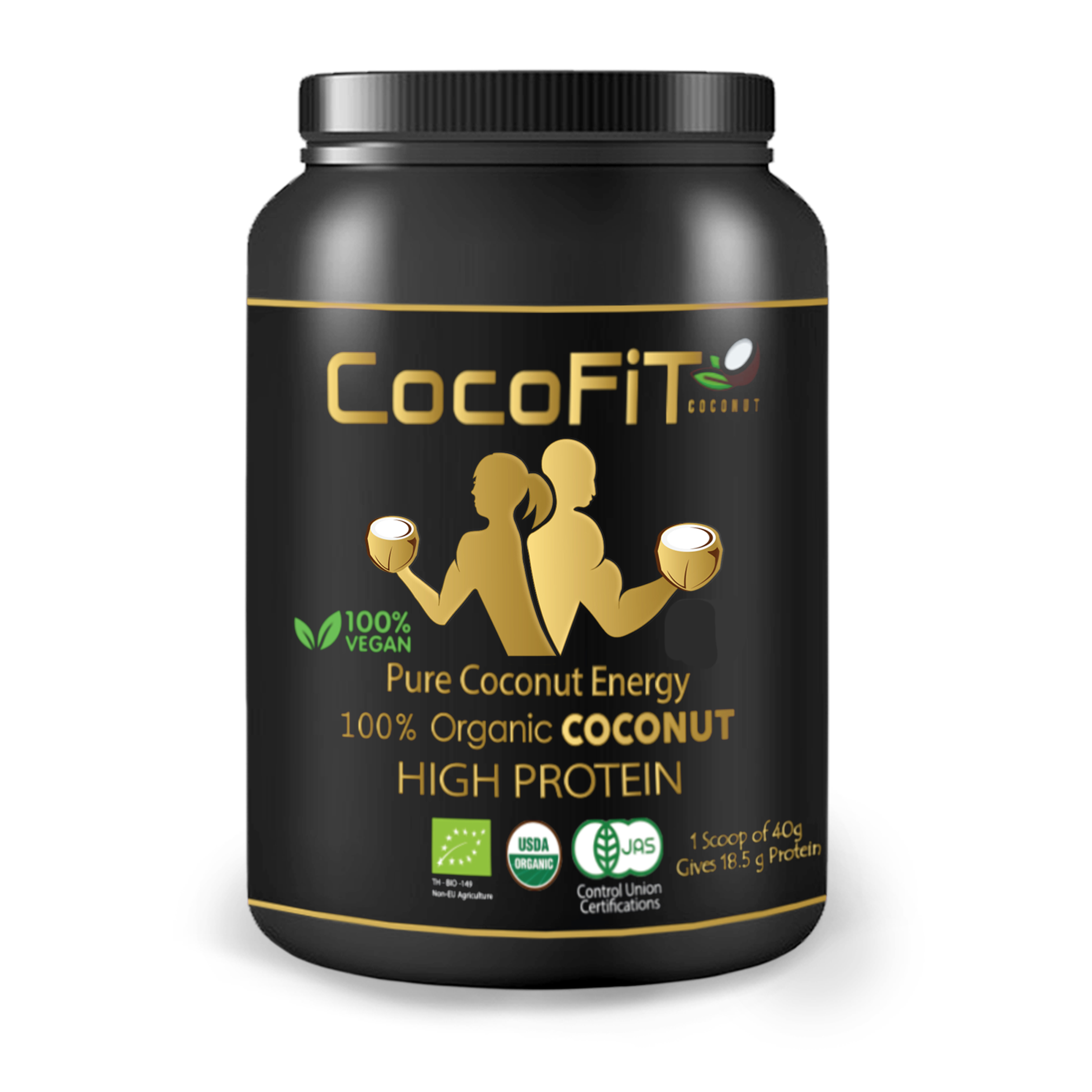 CocoFit Organic Coconut Protein Powder 1.5kg 10065
