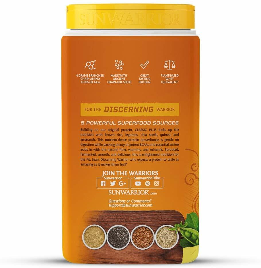 SunWarrior Organic Classic Plus Protein 750g