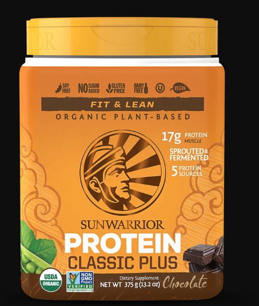 SunWarrior Organic Classic Plus Protein 375g 10086(base)