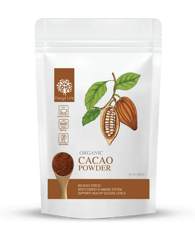 Feaga Life Organic Cacao Powder 200g 10115