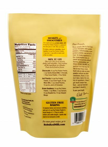Bob's Red Mill Gluten Free Pea Protein