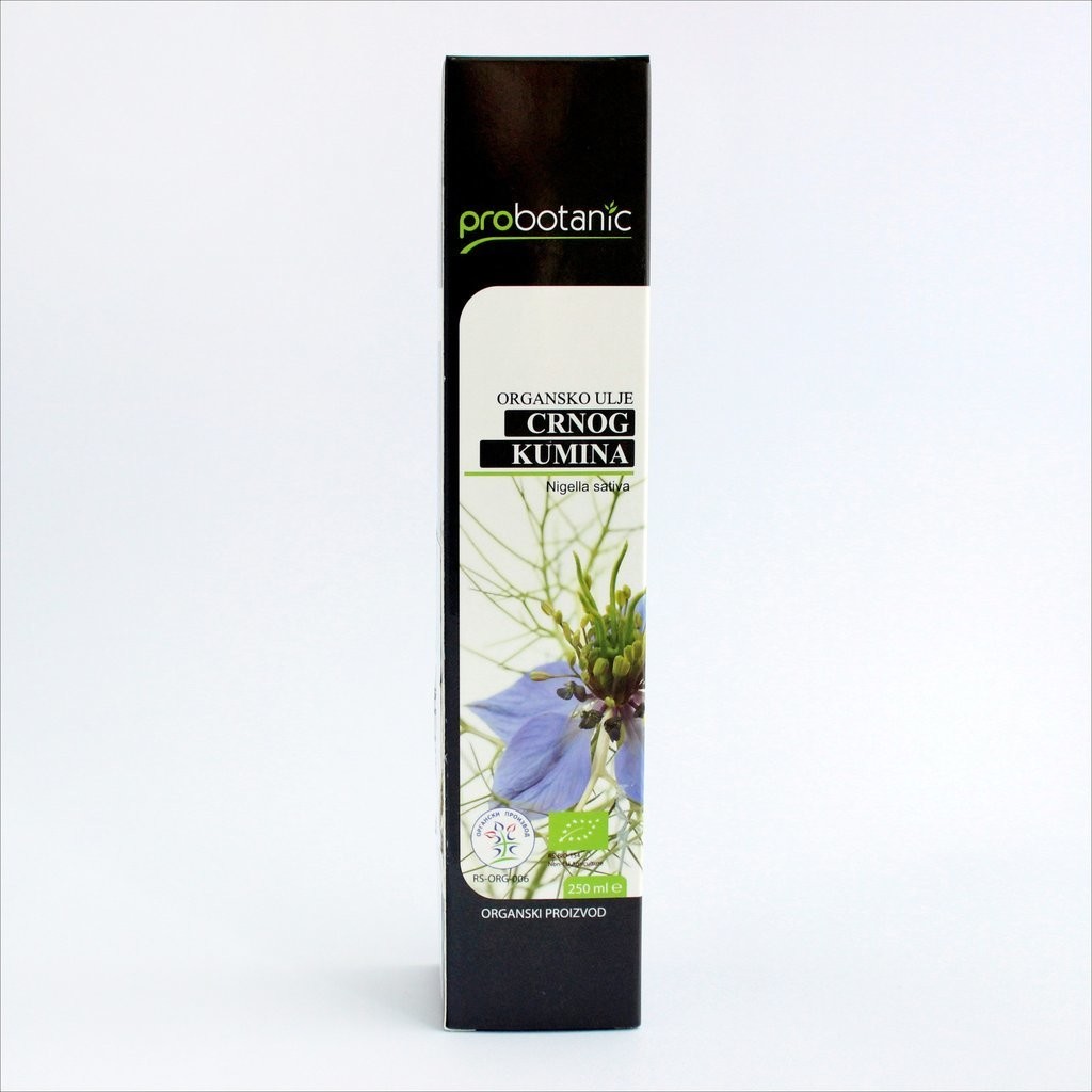 Probotanic - Organsko ulje crnog kumina 250 ml Probotanic - Organsko ulje crnog kumina 250 ml