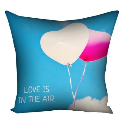 Подушка с принтом 40х40 см Love is in the air 4P_LP258