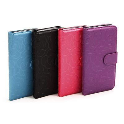 Apple iPhone 6 6s Rose Embossed book case Apple iPhone 6 6s Rose Embossed book case