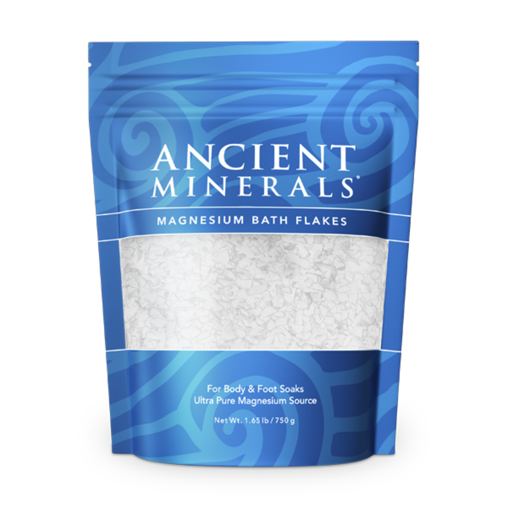 Ancient Minerals Magnesium Bath Flakes-1.65 lb / 750 g Ancient Minerals Magnesium Bath Flakes-1.65 lb / 750 g