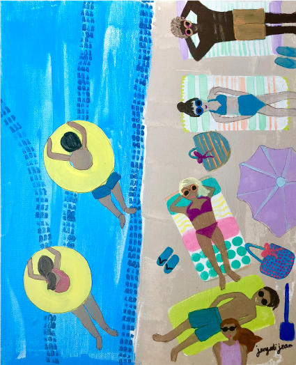 Beach Blues (16x20) 00031
