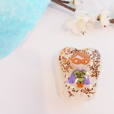 Tooth Fairy Box white Superhero Tooth Fairy Box white Superhero