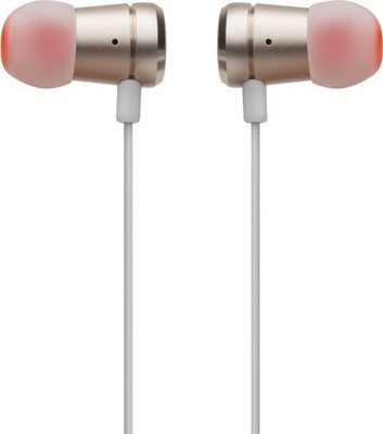 JBL T290 Earphone, Champagne Gold JBL T290 Earphone, Champagne Gold