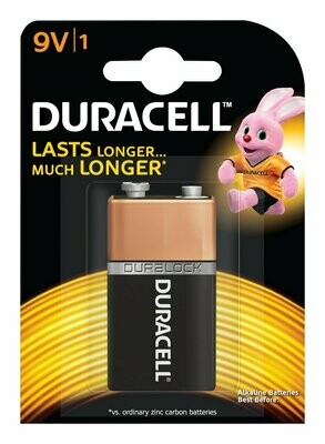 Duracell Alkaline 9V, 1 Battery Duracell Alkaline 9V, 1 Battery