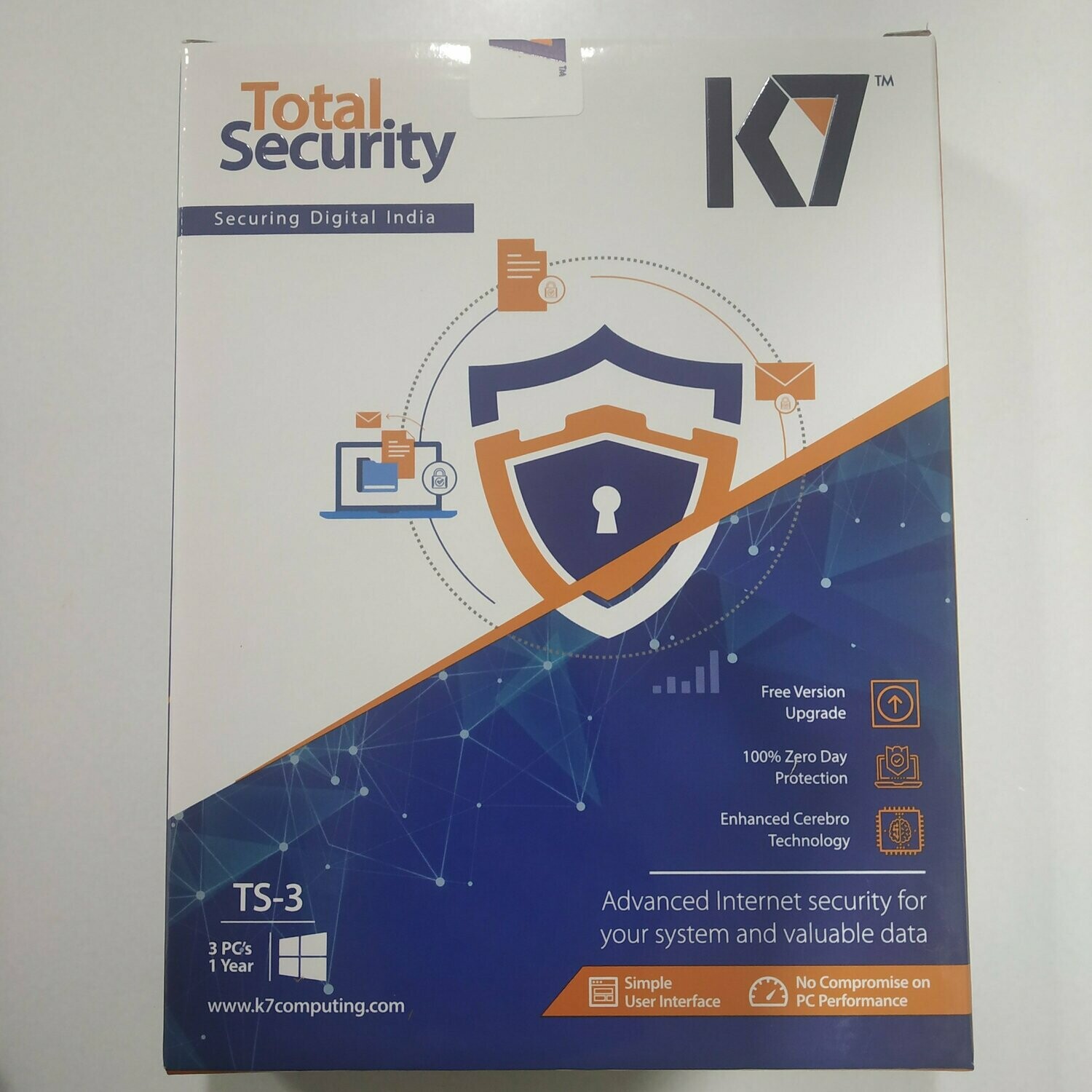 3 User, 1 Year, K7 Total Security, Rs.530 – LT Online Store
