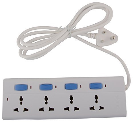 Bull 4 Sockets, 4 Switch 3mtr Extension Board, Rs.420 – LT Online Store
