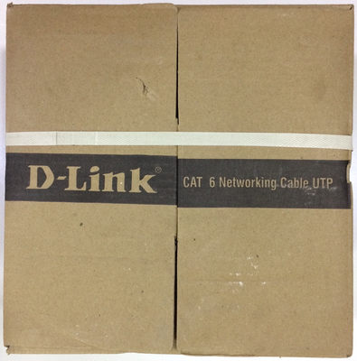 D-Link 100mtr Cat 6 Networking Cable UTP Outdoor, Grey D-Link 100mtr Cat 6 Networking Cable UTP Outdoor, Grey