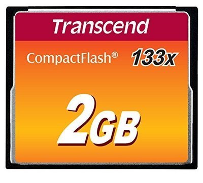 Transcend Compact Flash 2GB Standard 133x Memory Card, TS2GCF133 Transcend Compact Flash 2GB Standard 133x Memory Card, TS2GCF133