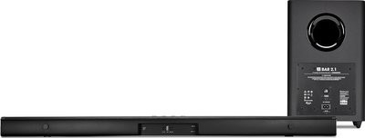 JBL 2.1 Sound Bar with Wireless Subwoofer, Black JBL 2.1 Sound Bar with Wireless Subwoofer, Black
