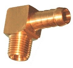 Brass 90 Deg Hose Tail x Male BSP Brass 90 Deg Hose Tail x Male BSP