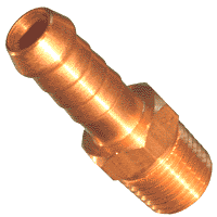 Brass Hose Tails x Male BSP Brass Hose Tails x Male BSP