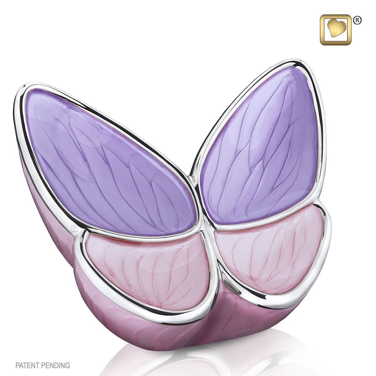 Butterfly Baby Urn in Purple and Pink (Wings of Hope-3 cubic inches) Butterfly Baby Urn in Purple and Pink (Wings of Hope-3 cubic inches)