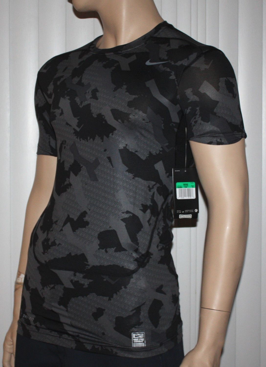 nike pro combat camo shirt