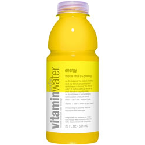 Glaceau (Vitamin Water) 20 oz Energy (Tropical Citrus