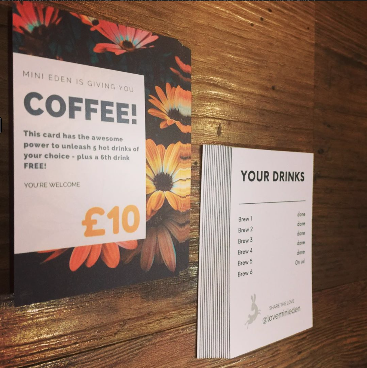 Coffee Gift Card coffee