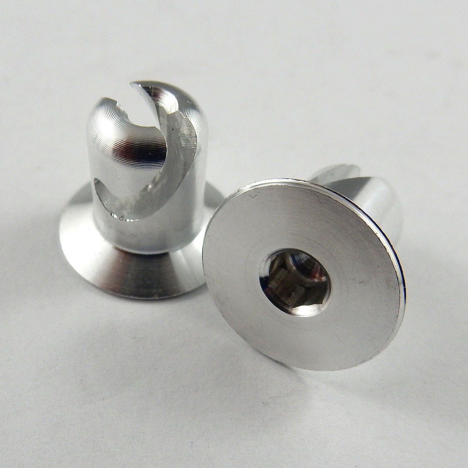 7/16" Aluminium Flush Allen Head Dzus Fastener Dzus Buttons Bullant