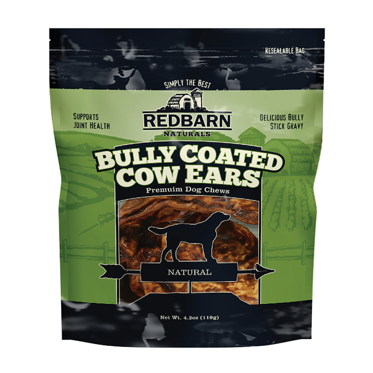 Bully Coated Cow Ears Bully Coated Cow Ears