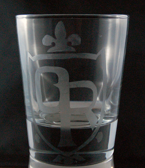 Ouran High School Crest Etched Glass CD-005