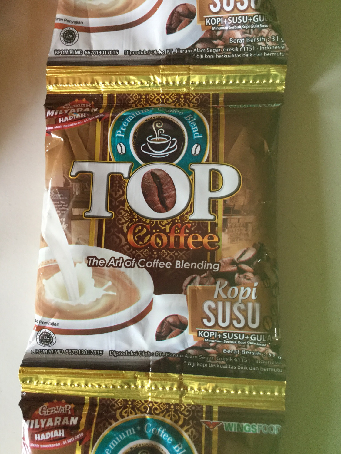  Top Kopi  Susu 30g