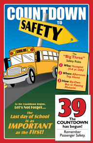 Countdown to Safety Calendar Countdown to Safety Calendar