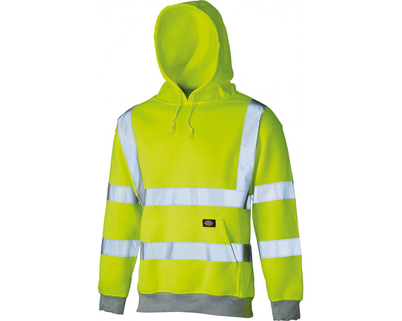 Dickies High Visibility Safety Hooded Sweatshirt (SA22090) YELLOW
