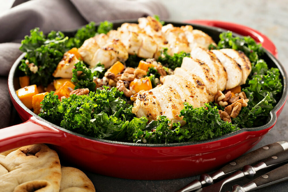 Kale Salad with Chicken Kale Salad with Chicken