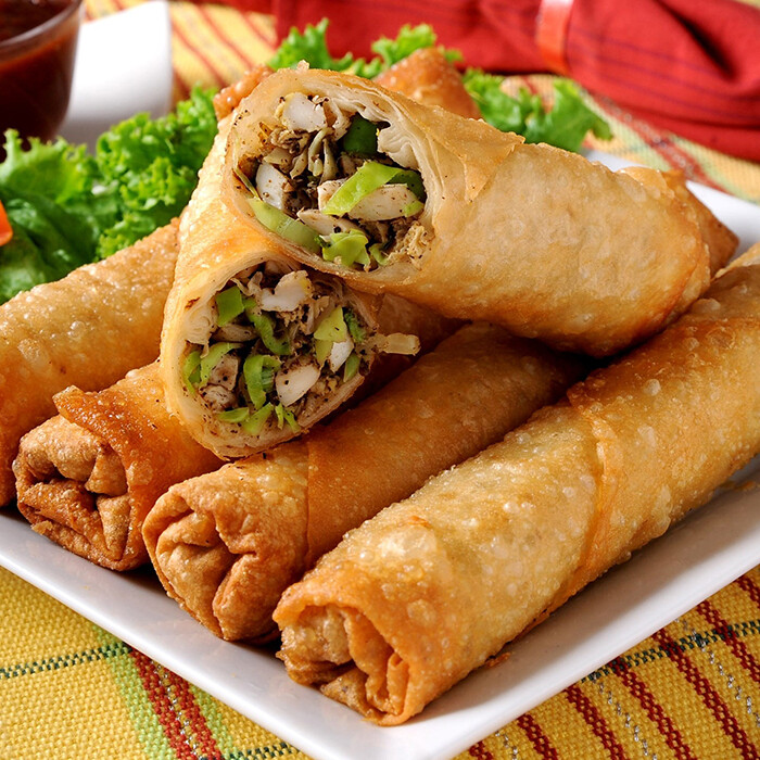 Taquitos with salsa & Sour cream Taquitos with salsa & Sour cream