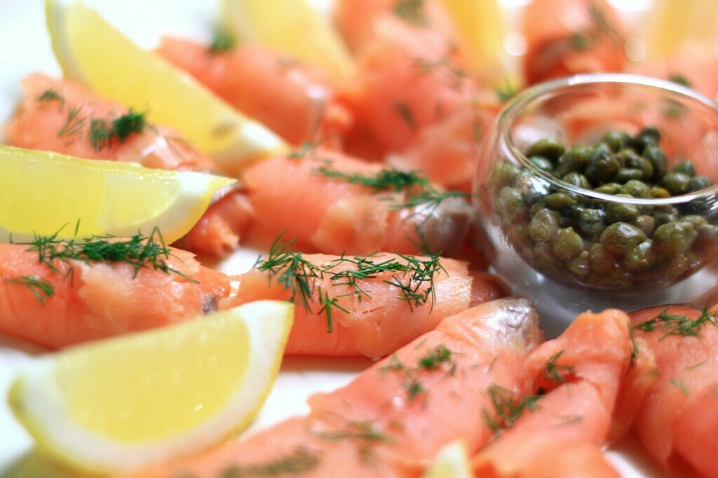 Smoked Salmon Platter Smoked Salmon Platter