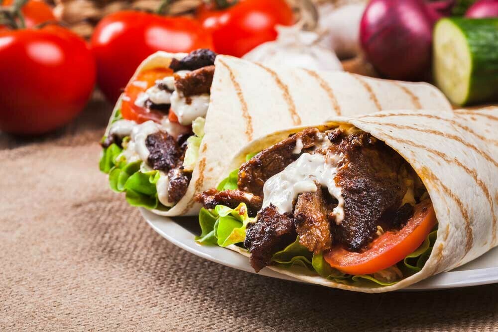 Beef Lavash Wrap Beef Lavash Wrap