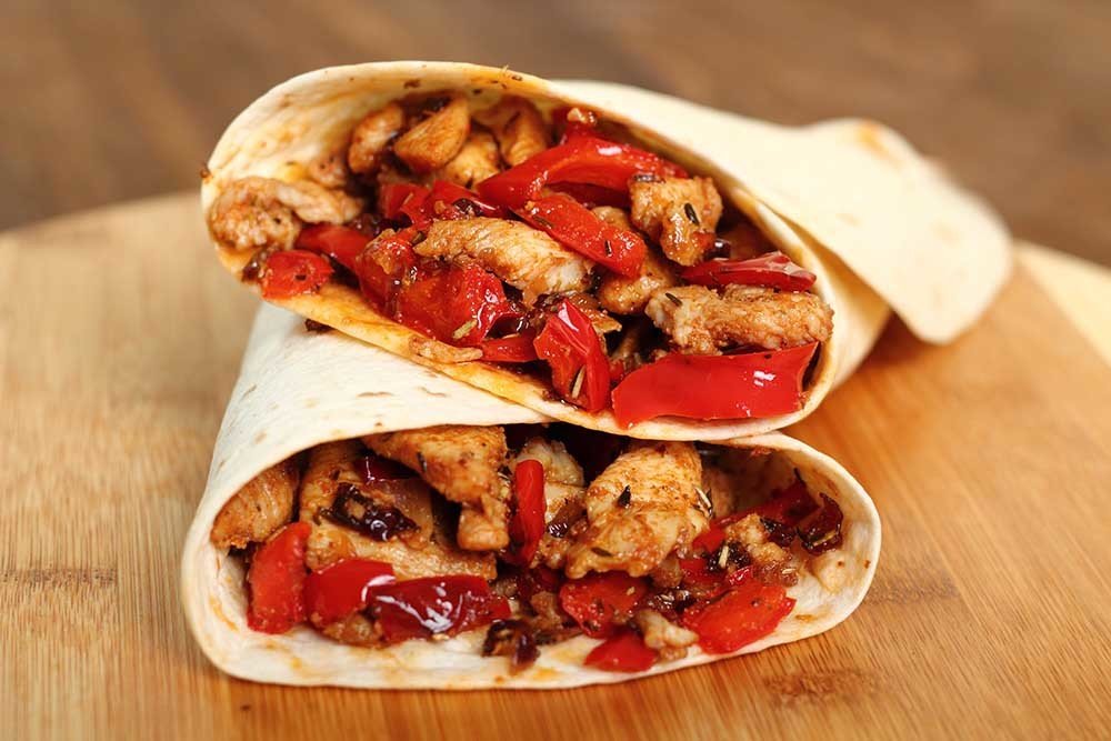 Spicy Chicken Wrap Spicy Chicken Wrap