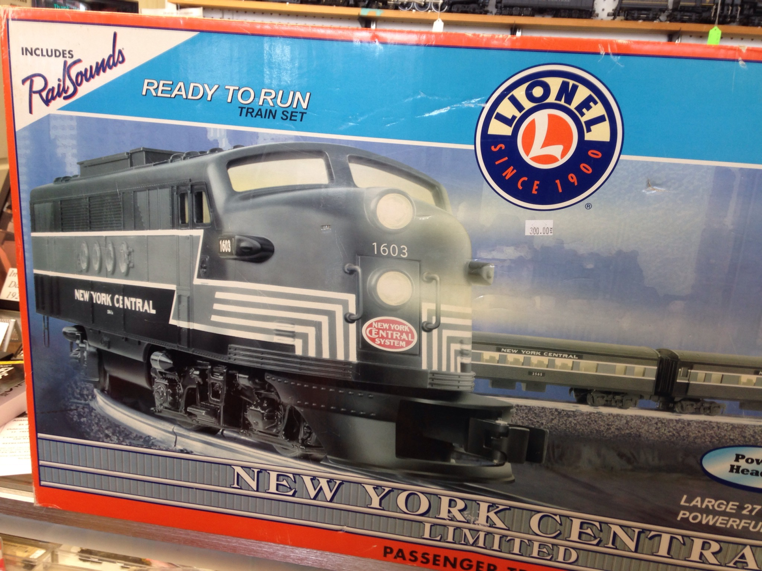 new york central lionel train set