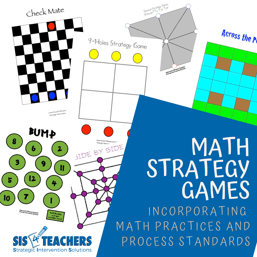 Math Strategy Games: Incorporating Math Practices and Process Standards (Digital Download) Math Strategy Games: Incorporating Math Practices and Process Standards (Digital Download)