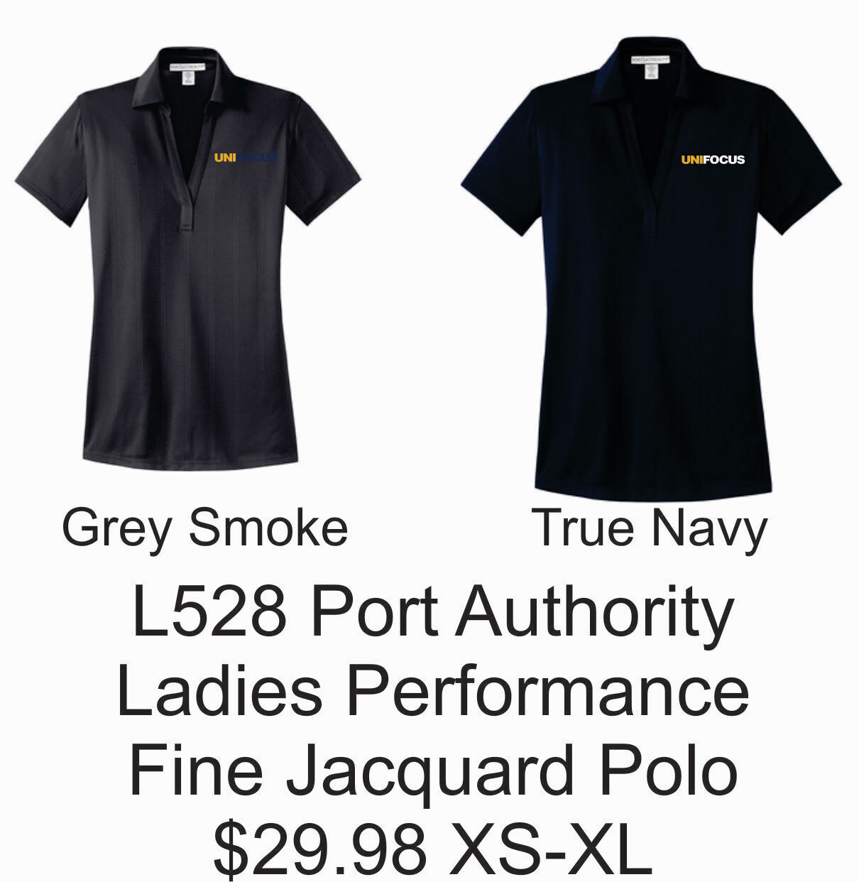 port authority ladies performance fine jacquard polo