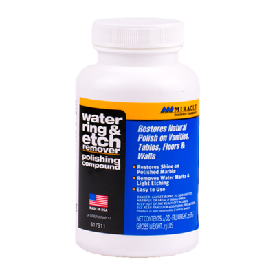 Miracle Water Ring & Etch Remover - 4oz. Miracle Water Ring & Etch Remover - 4oz.
