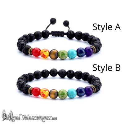 Chakra Aromatherapy Essential Oil Diffuser Bracelet Chakra Aromatherapy Essential Oil Diffuser Bracelet