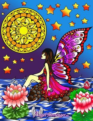 Angel Mandala Coloring Page Angel Mandala Coloring Page