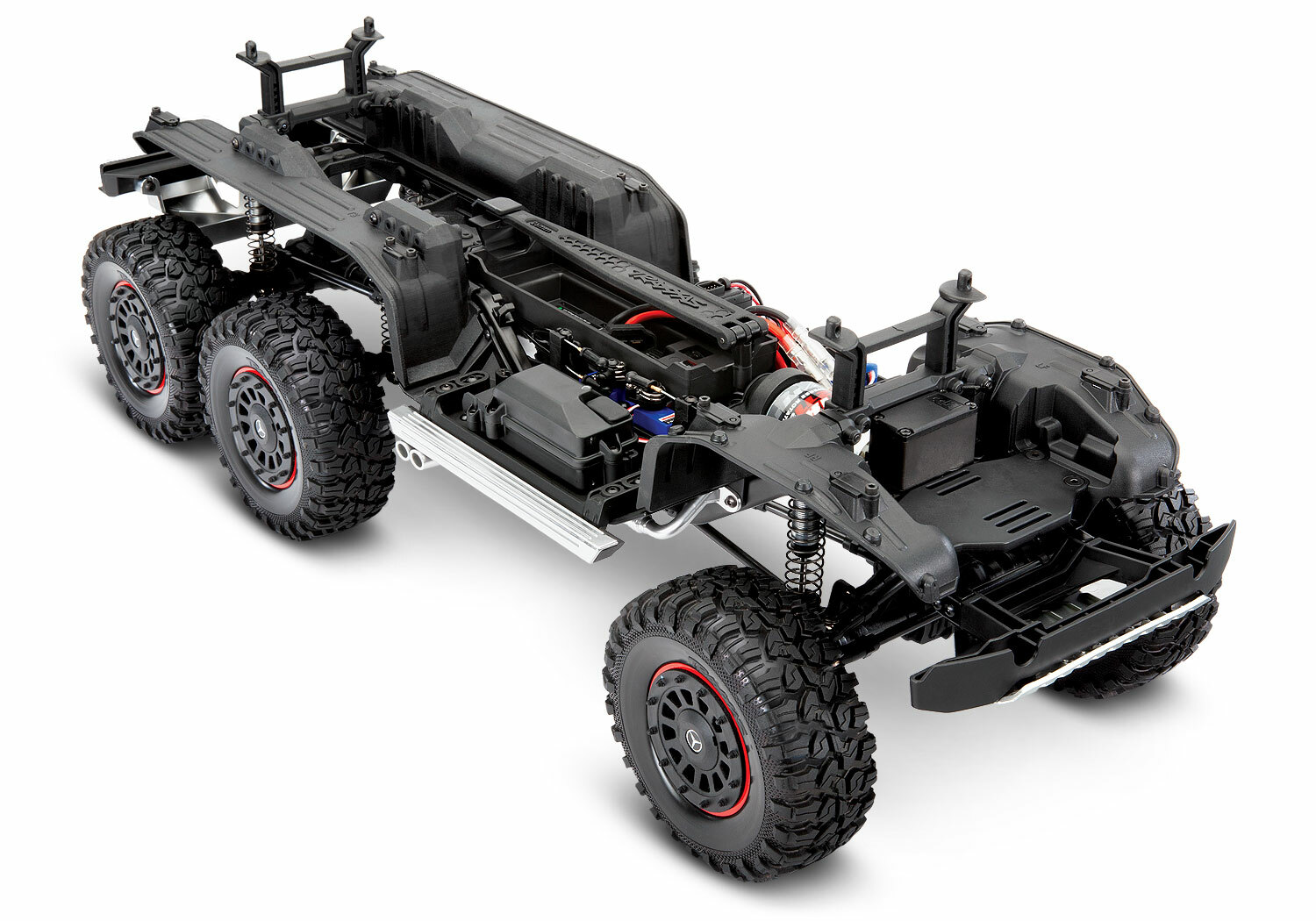 Traxxas TRX-6 Matte Graphite Metallic Mercedes-Benz G 63 AMG 6x6 (XL-5HV, TQi, LED Lights) (Wireless Module/3S 5000mAh LiPo Battery/Live iD Charger/Phone Mount) - Special Edition Traxxas TRX-6 Matte Graphite Metallic Mercedes-Benz G 63 AMG 6x6 (XL-5HV, TQi, LED Lights) (Wireless Module/3S 5000mAh LiPo Battery/Live iD Charger/Phone Mount) - Special Edition