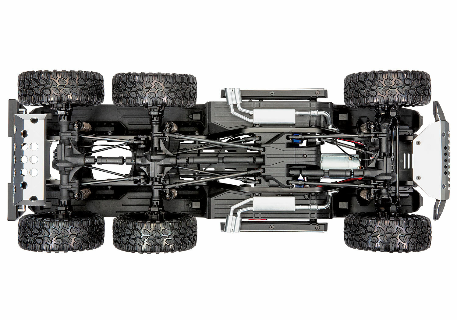 Traxxas TRX-6 Matte Graphite Metallic Mercedes-Benz G 63 AMG 6x6 (XL-5HV, TQi, LED Lights) (Wireless Module/3S 5000mAh LiPo Battery/Live iD Charger/Phone Mount) - Special Edition Traxxas TRX-6 Matte Graphite Metallic Mercedes-Benz G 63 AMG 6x6 (XL-5HV, TQi, LED Lights) (Wireless Module/3S 5000mAh LiPo Battery/Live iD Charger/Phone Mount) - Special Edition