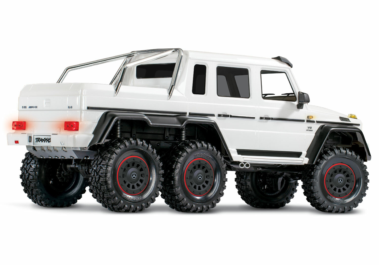 Traxxas TRX-6 Mercedes-Benz G 63 AMG 6x6 (XL-5HV, TQi, LED Lights) (No Battery or Charger) - Special Edition Traxxas TRX-6 Mercedes-Benz G 63 AMG 6x6 (XL-5HV, TQi, LED Lights) (No Battery or Charger) - Special Edition