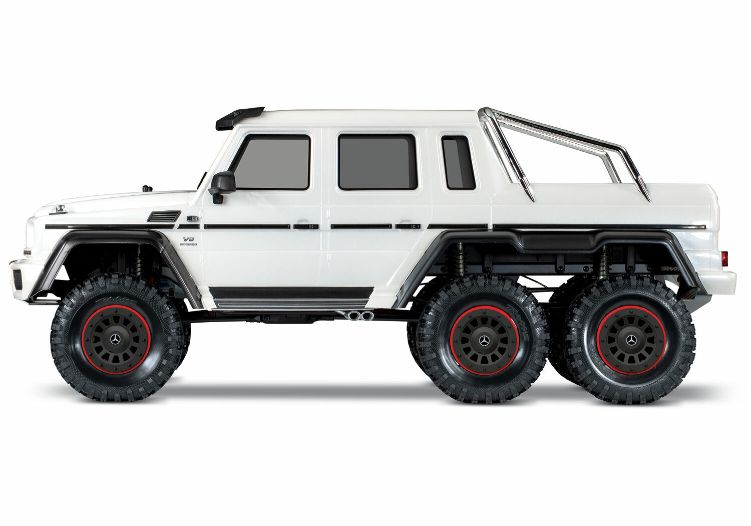 Traxxas TRX-6 Mercedes-Benz G 63 AMG 6x6 (XL-5HV, TQi, LED Lights) (No Battery or Charger) - Special Edition Traxxas TRX-6 Mercedes-Benz G 63 AMG 6x6 (XL-5HV, TQi, LED Lights) (No Battery or Charger) - Special Edition