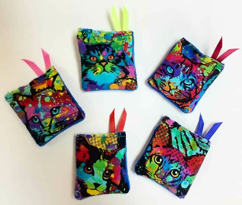 Painted Cat Squares Painted Cat Squares